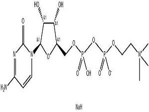 Citicoline Sodium structure diagram