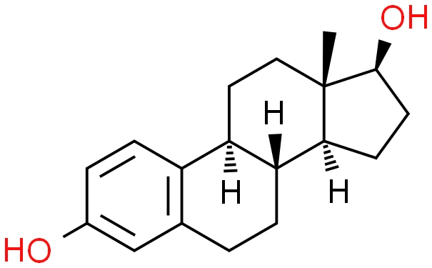 The structural formula of Micronized 17 beta Estradiol The structural formula of Micronized 17 beta Estradiol